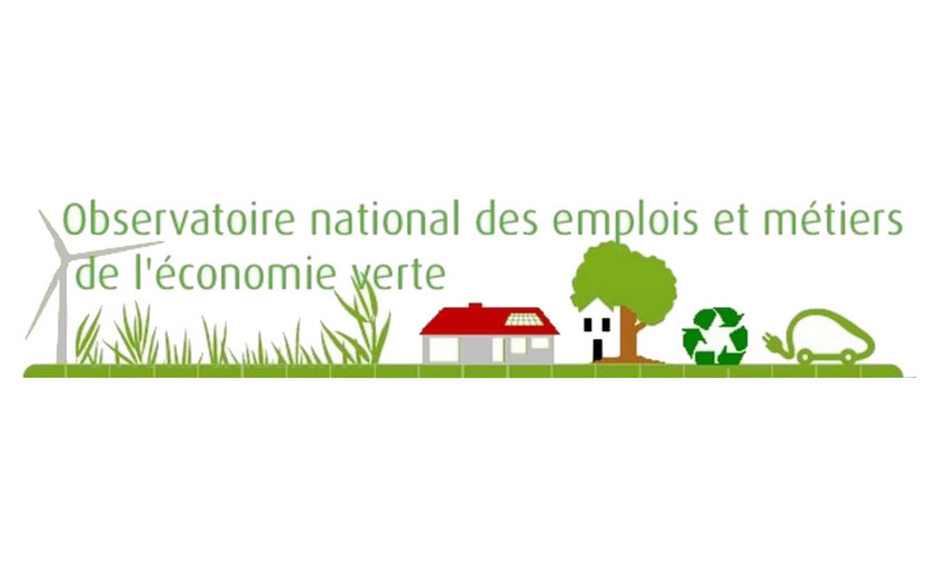 Logo de l'Observatoire national des emplois et métiers de l'économie verte (ONEMEV)