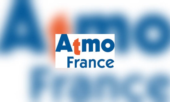 Logo - Atmo France (fond flou)