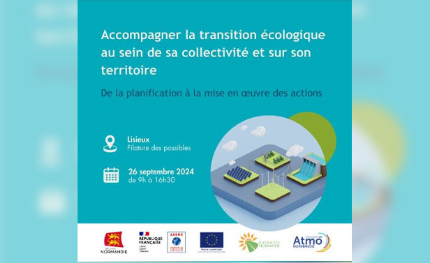 Transition écologique : planification et mise en oeuvre le 26 septembre de 9h à 16h30