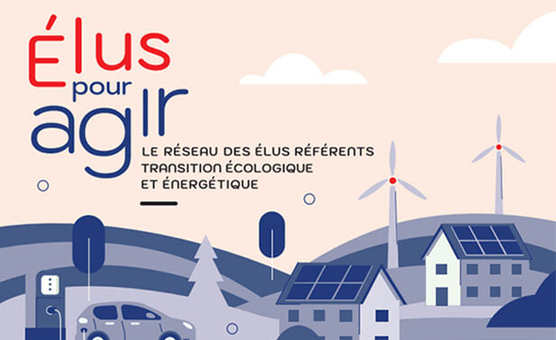 Logo de Élus pour Agir - Le réseau des élus référents Transition écologique et énergétique