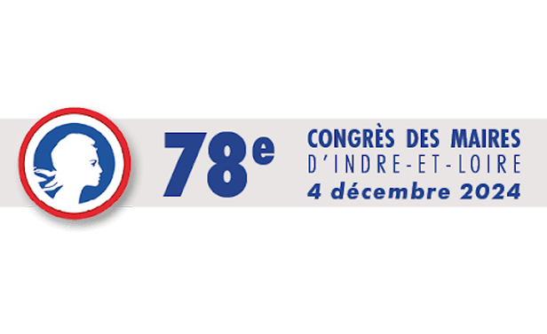 Logo de la 78e edition du salon des maires d'Indre-et-Loire - 4 décembre 2024