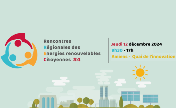 Illustration de l'événement Rencontres Régionales des Énergies renouvelables Citoyennes le jeudi 12 décembre 2024 de 9 h 30 à 17 h