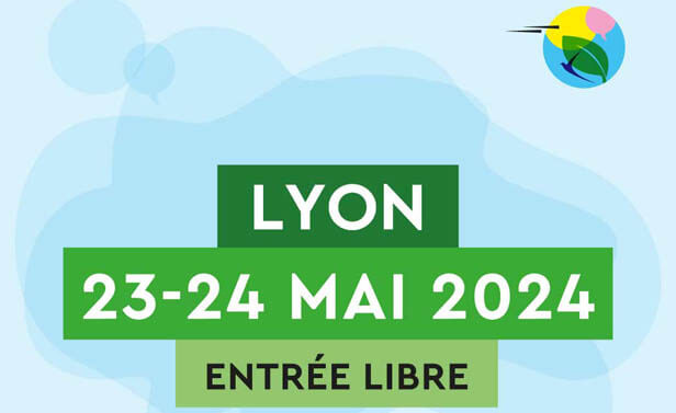 Affiche de la tournée du climat, à Lyon, les 23 et 24 mai 2024, entrée libre