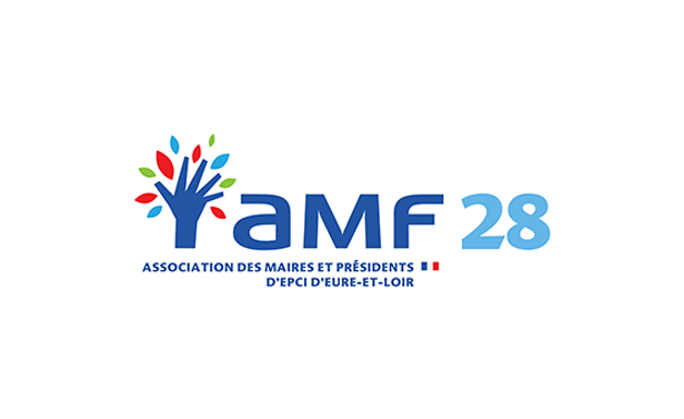 Logo de l'Association des Maires de France (AMF). Association des maires et présidents d'EPCI d'Eure-et-Loir