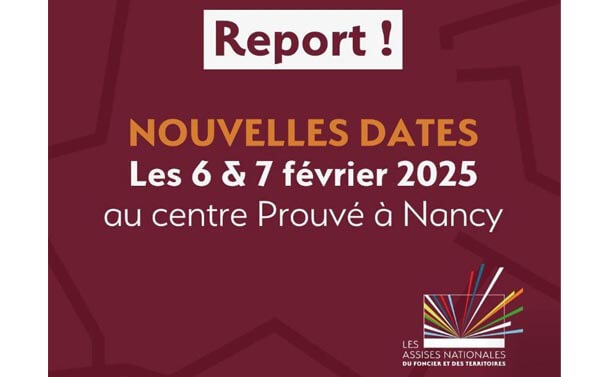 Report - Nouvelles dates : Les 6 & 7 février 2025, au centre Prouvé à Nancy