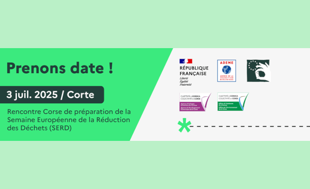 Illustration – Prenons date ! 3 juillet 2025 à Corte – Rencontre corse de préparation de la semaine européenne de la réduction des déchets (SERD)