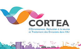 Logo - CORTEA, « Connaissances, Réduction à la source et Traitement des Émissions dans l’Air »