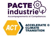 Logo PACTE Industrie et ACT Initiative