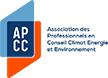 Logo de l'APCC - Association des Professionnels en Conseil Climat, énergie et environnement
