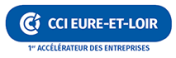 Logo de la Chambre de Commerce et d'Industrie (CCI) d'Eure-et-Loir - 1er accélérateur des entreprises