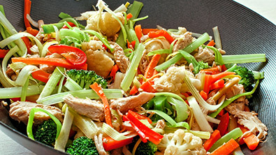 Recette de wok aux légumes de saison