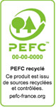 Label PEFC recyclé