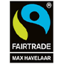 Logo Fairtrade Max Havelaar noir
