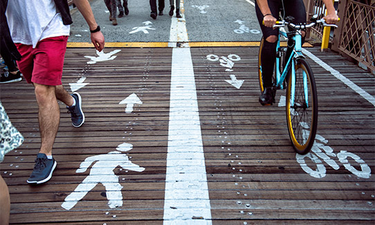 Mobilité : vélo et piéton