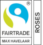 Logo FairTrade Max Havelar - Indication Roses