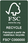 Logo Forest stewardship council recyclés