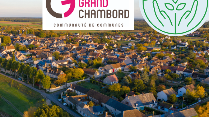 Illustration avec le logo de la communauté de communes du Grand Chambord