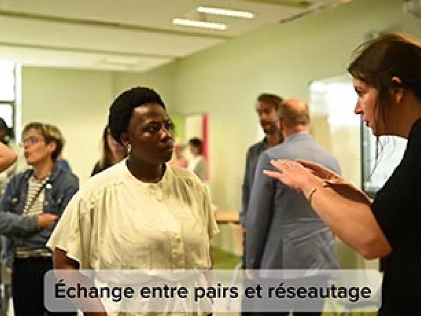 Échange entre pairs et réseautage