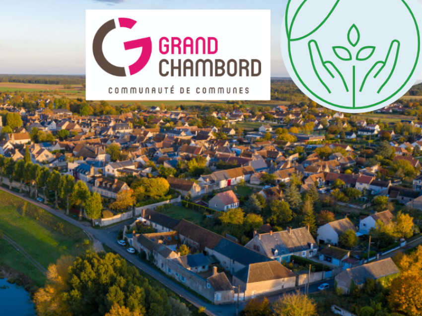 Illustration avec le logo de la communauté de communes du Grand Chambord