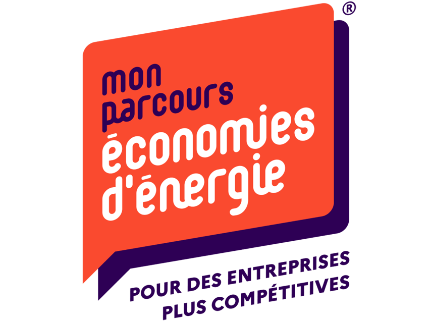 Logo de mon parcours économies d’énergie, pour des entreprises plus compétitives