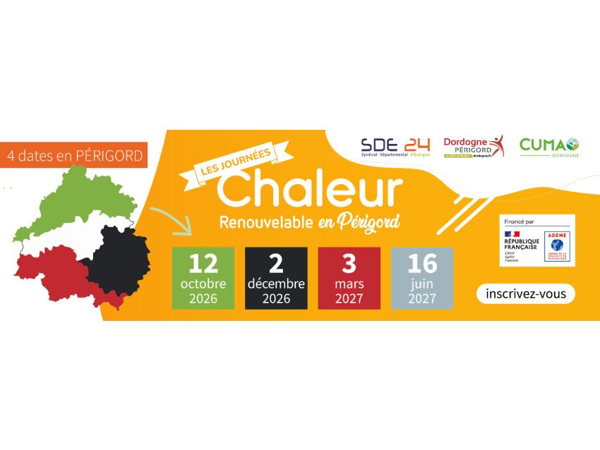 Les journées chaleur renouvelable en Périgord