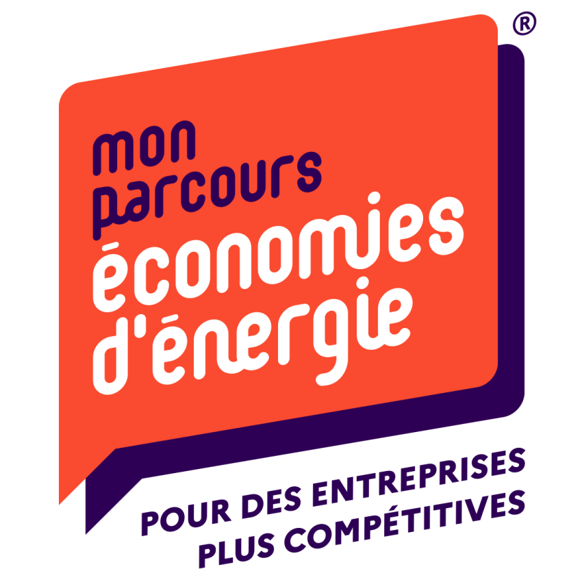 Logo de mon parcours économies d’énergie, pour des entreprises plus compétitives
