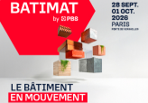 BATIMAT by PBS, du 28 septembre au 1ᵉʳ octobre 2026, porte de Versailles. Le bâtiment en mouvement.