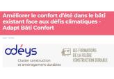 Formation « Adapt Bâti Confort » pour les maîtres d'ouvrage